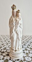 Szűz Mária a kis Jézussal porcelán figura