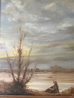 Régi olaj festmény 50x60