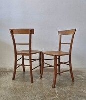Mid century modern szék pár, jelzett Luterma