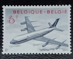 BEL1166 / Belgium 1959 Repülő - Sabena Boeing 707-ese bélyegsor postatiszta