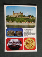 Képeslap,Szlovákia,Bratislava,Pozsony,Slovenské Národné múzeum,1980-