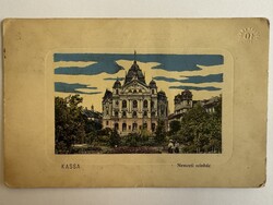 Levelezőlap 1914-ből - Kassa, Nemzeti Színház