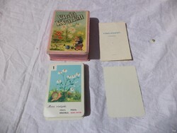 Virág kvartett, retro régi kiadás, dobozos (5204)
