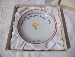 Magyar Röplabda Kupa 1975 I. hely dísztányér, Hollóháza (5180)