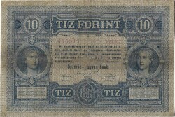 10 forint / gulden 1880 Restaurált Ritka