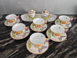 Porcelán RITKASÁG! Anna Weatherley "Budapesti tavasz" porcelán készlet (Spring in Budapest) RARE!!