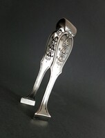 Argentor Wien Art Nouveau/Art Deco silver-plated sugar tongs circa 1900