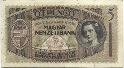 5 pengő 1938 Eredeti állapot Nagyon ritka!!!