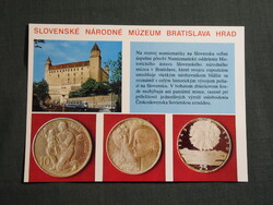 Képeslap,Szlovákia,Bratislava,Pozsony,Slovenské Národné múzeum,1980-