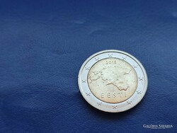 ÉSZTORSZÁG 2 EURO 2018 BIMETÁL! UNC! RITKA!