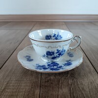 Régi Zsolnay Rózsa mintás porcelán csésze