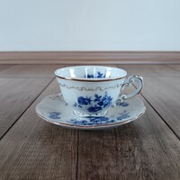 Régi Zsolnay Rózsa mintás porcelán csésze
