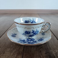 Régi Zsolnay Rózsa mintás porcelán csésze