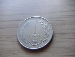 1  Líra 1963 Törökország ( Török Font )