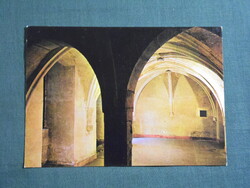 Képeslap,Csehország,Brno,Hrad Spilberk,Spilberk vár kastély,múzeum látkép,részlet,1970-
