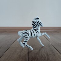 Ritka Hollóházi zebra porcelán figura