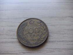 100  Líra 1988 Törökország ( Török Font )