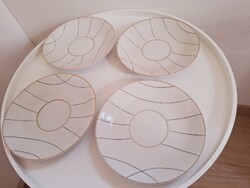 Régi Hollóházi Art Deco Teás Csésze Alj 4 Db!