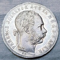 Ferenc József ezüst 1 Forint 1884 KB