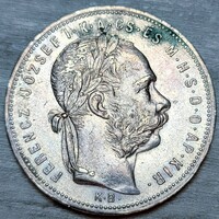 Ferenc József ezüst 1 Forint 1881 KB