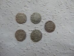 Habsburg ezüst dénár 5 darab LOT ! 01