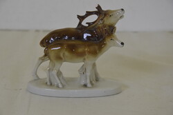 Német porcelán szarvas figura A194