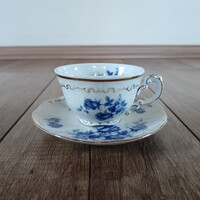 Régi Zsolnay Rózsa mintás porcelán csésze