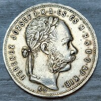 Ferenc József ezüst 1 Forint 1881 KB
