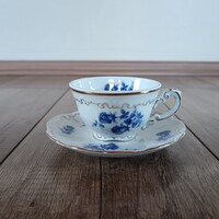 Régi Zsolnay Rózsa mintás porcelán csésze