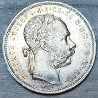 Ferenc József ezüst 1 Forint 1881 KB