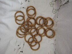 Vintage sárgaréz függönykarikák   H