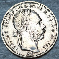 Ferenc József ezüst 1 Forint 1881 KB