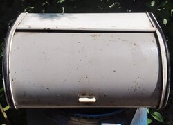 Retró lemez kenyértartó. kopott !