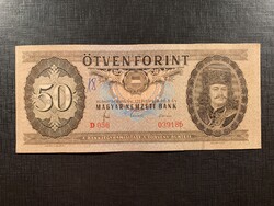 ***  VÍZJELES (!) 1965 ös 50 forintos ! ***