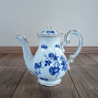 Régi Zsolnay Rózsa mintás porcelán kanna