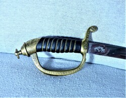 GYÖNYÖRŰ, ANTIK KARD, NÉMET, CA. 1850!!!