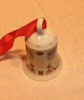 Hutschenreuther porcelán karácsonyi csengő 1991