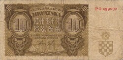 10 kuna 1941 Horvátország 1.