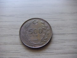 500  Líra 1991 Törökország ( Török Font )  ( 2 )