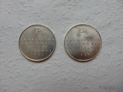 Svájc 2 darab ezüst emlékérem 2 x 15 gramm 900 as ezüst 01