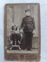 Tűzoltó fotó az 1900-as évek elejéről