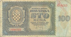 100 kuna 1941 Horvátország .1.