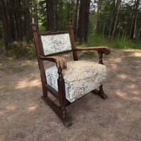 Colonial Furniture Family Throne Chair Armchair, Colonial Armchair, Colonial Furniture