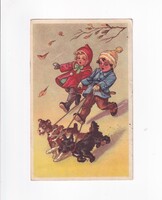ÁK:90 Állatok-humor-gyerekek üdvözlő képeslap 01