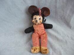 Régi gyerek játék minnie egér disney figura 30 as -50 es évek antik játék baba disney minnie mouse