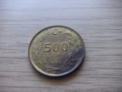 500  Líra 1991 Törökország ( Török Font )  ( 1 )