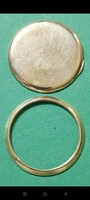 IWC Schaffhausen 14K arany karóra  fedő és üvegtartó keret 5g