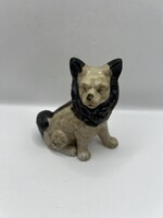 Kerámia kis kutya figura. 5480