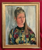 Mattioni Eszter (1902 - 1993) : Női portré