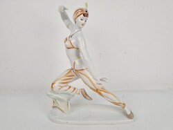 Art deco Hollóházi táncosnő - 100040